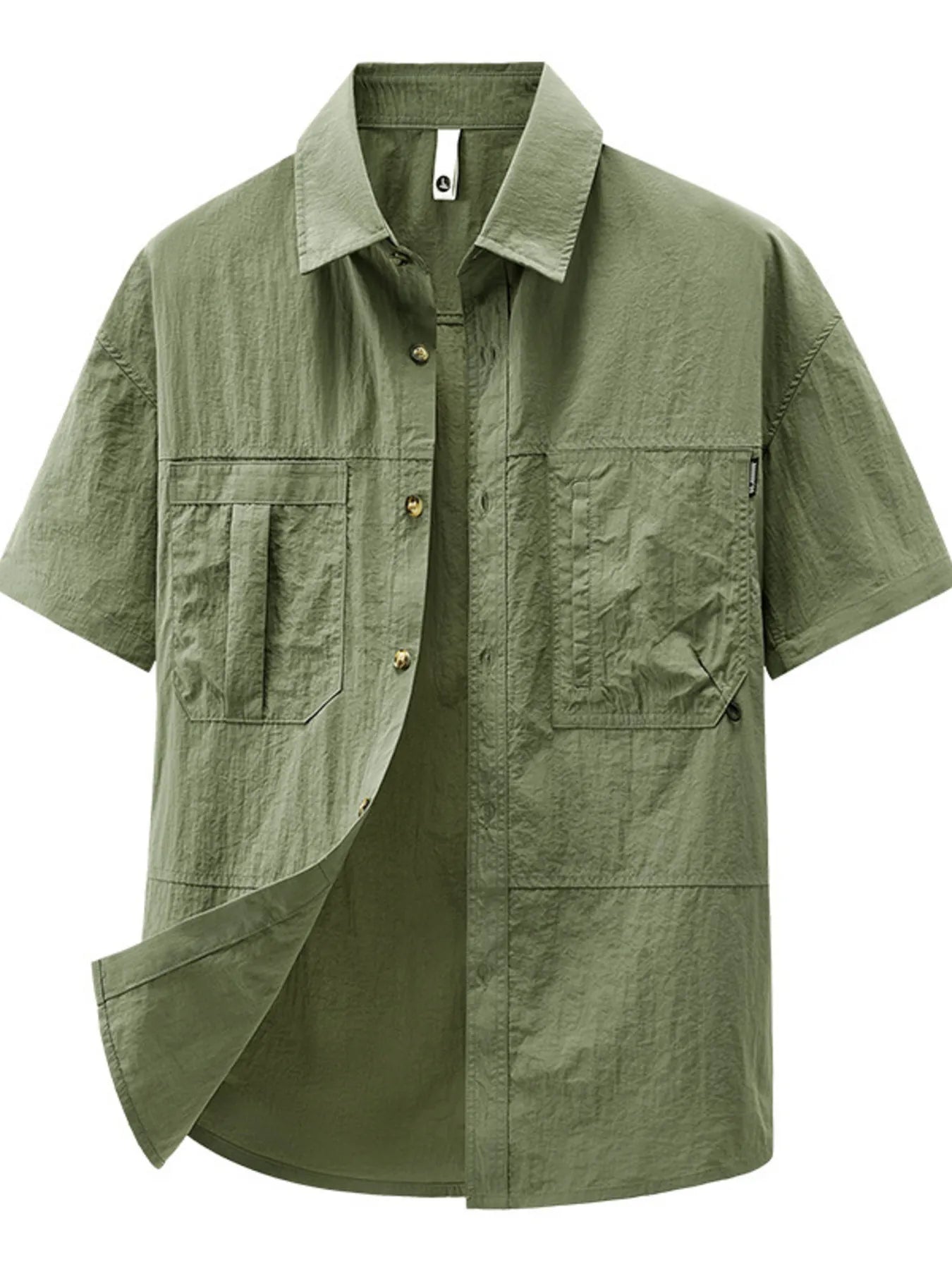 Men's Plus Size Casual Lightweight Short Sleeve Shirt