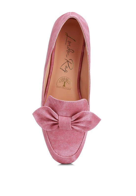Waveney Bow Embellished Loafers - Loving It Shop