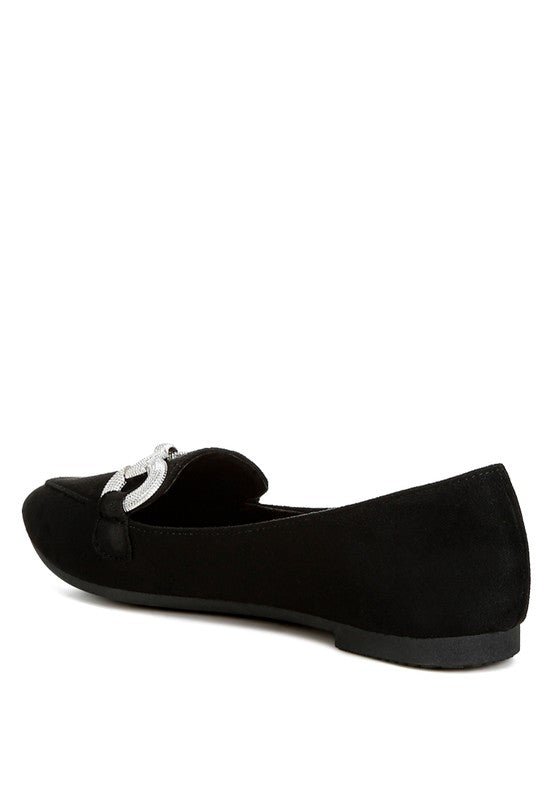 Fembot Horsebit Detail Flexible Loafers - Loving It Shop