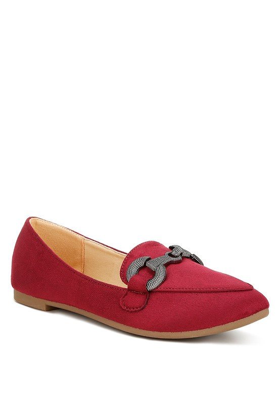 Fembot Horsebit Detail Flexible Loafers - Loving It Shop