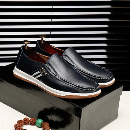 Genuine Leather Casual Men&