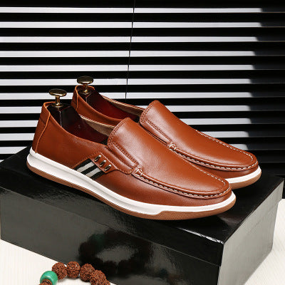 Genuine Leather Casual Men&