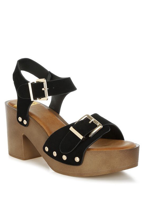 Lhasa Real Suede Leather Clog Sandals - Loving It Shop