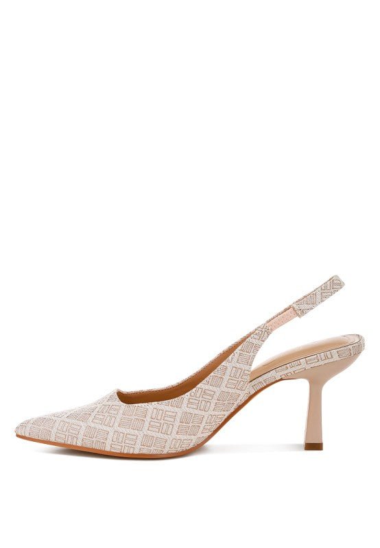 Faina Pointed Toe Kitten Heel Pumps - Loving It Shop