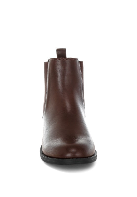 Sigrun Faux Leather Chelsea Boots