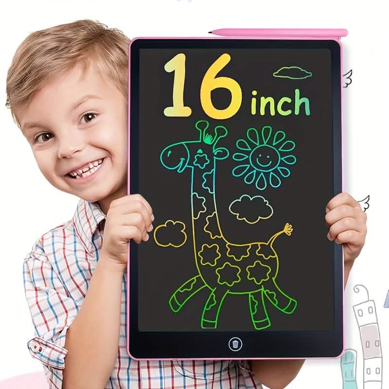 Digital LCD Writing Tablet with Stylus Pen – Reusable Wipeable Dry-Erase Doodle &amp; Drawing Board