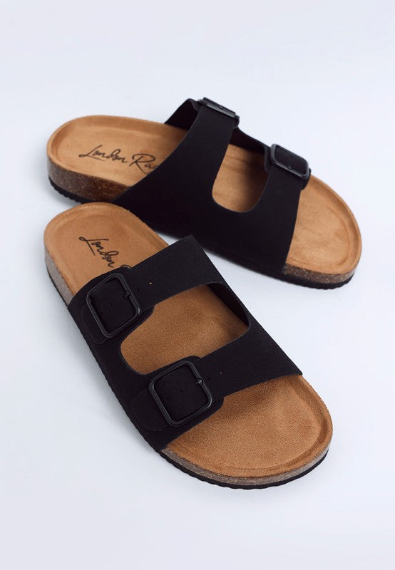 Gloriosa The Double Strap Slide Sandals