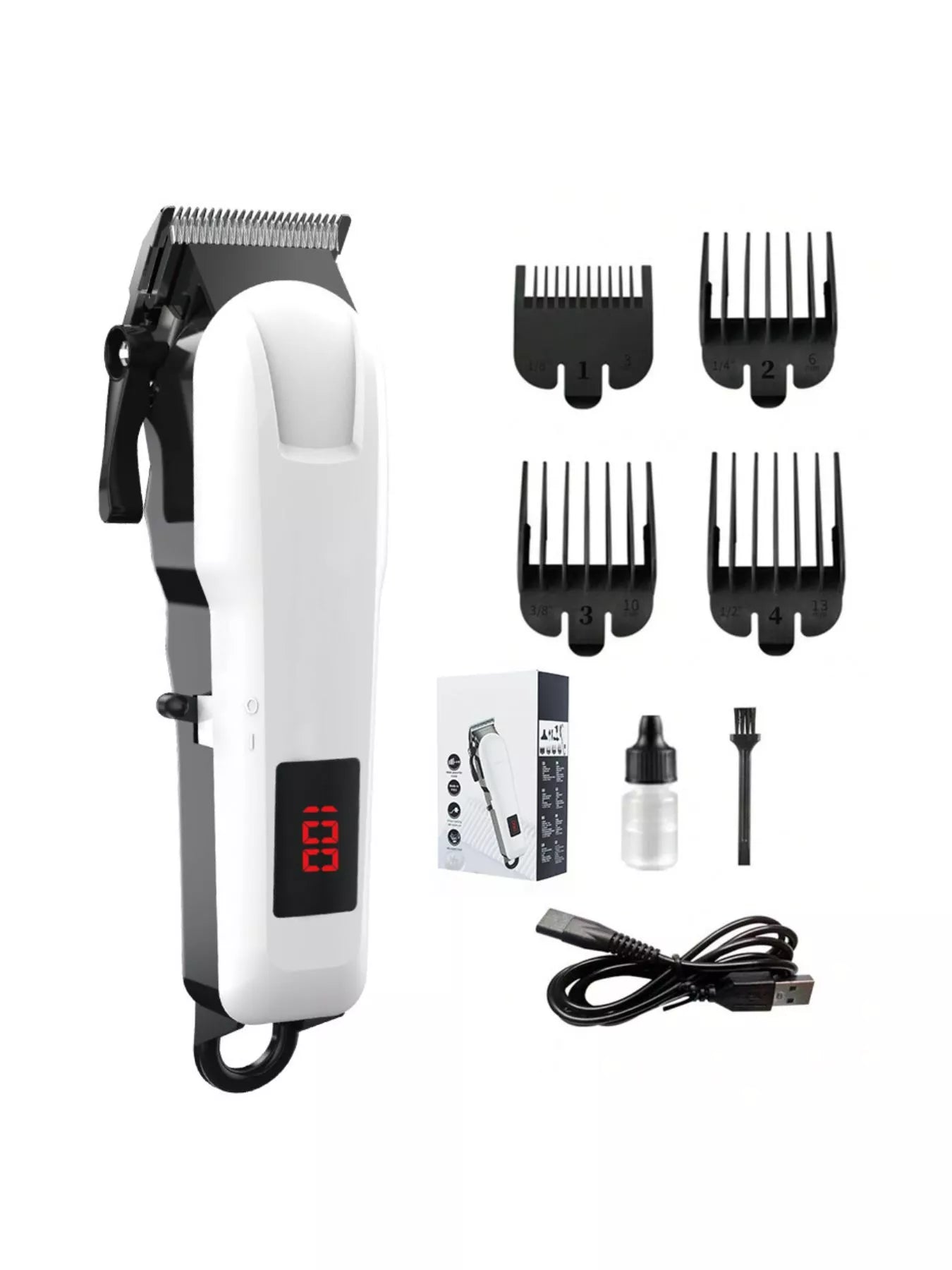 Cordless Hair Clipper with LED Display - Loving It Shop