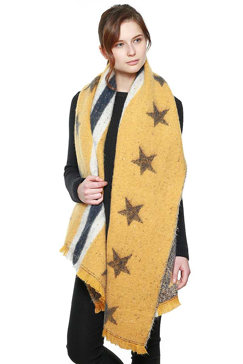 Stars &amp; Stripe Oversized Scarf