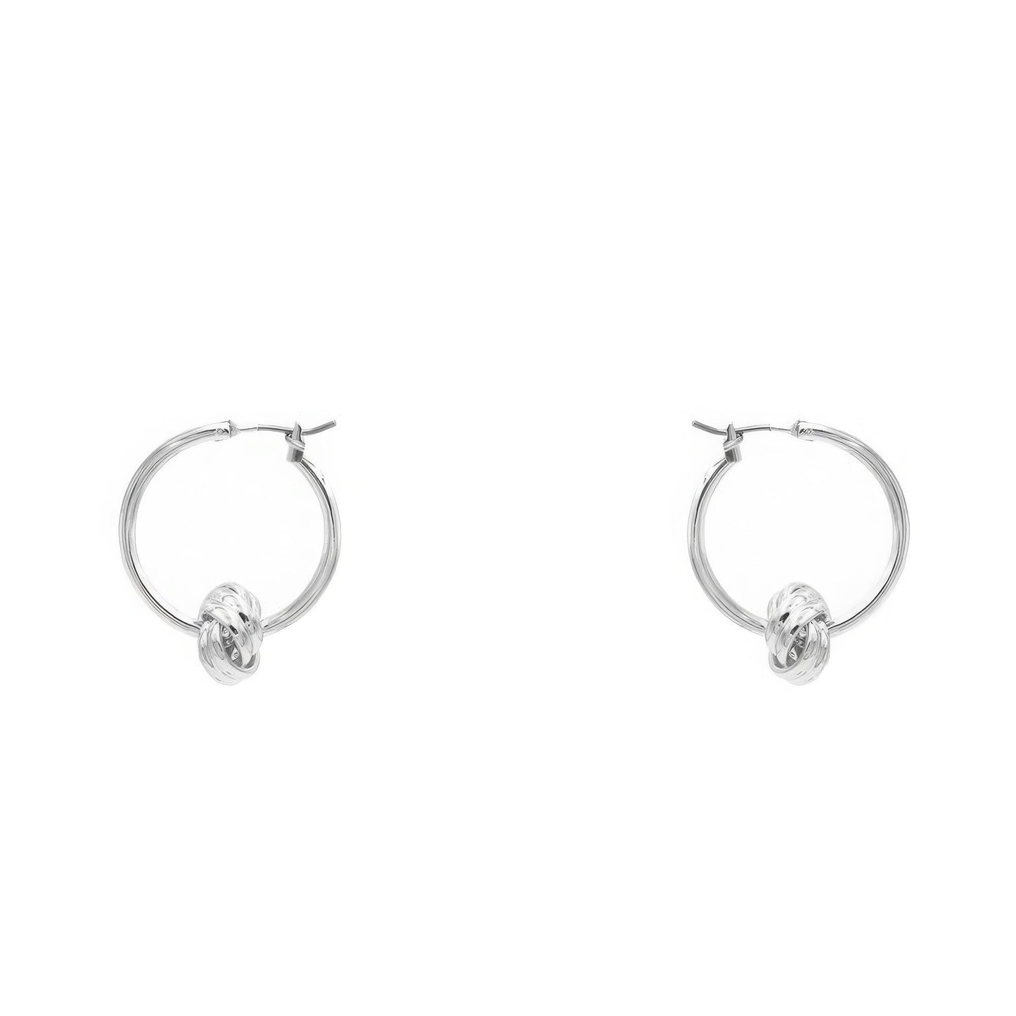 Knot Hoop Earring