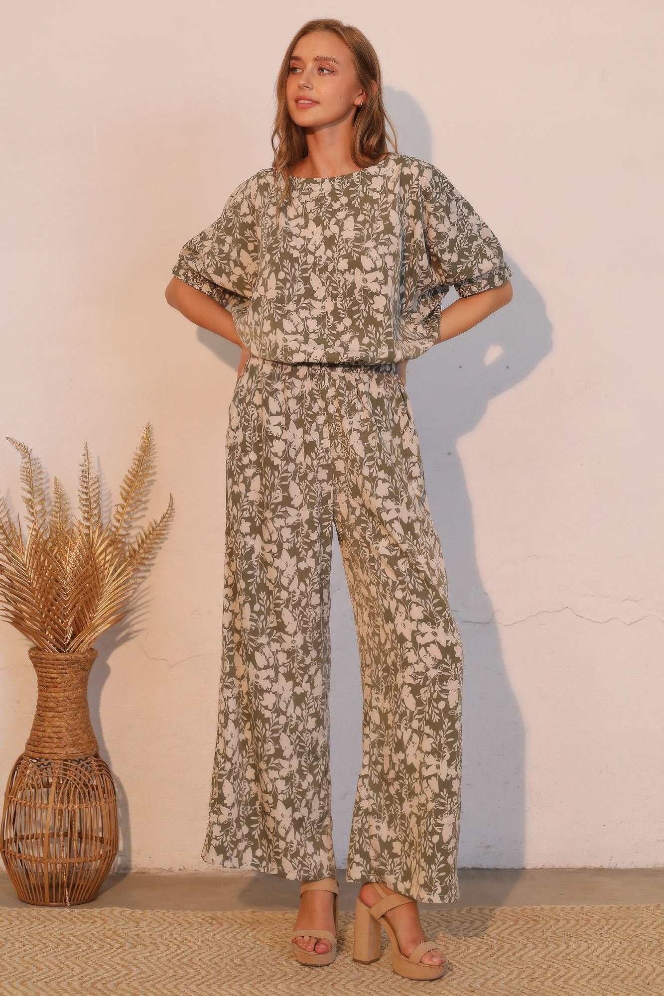 Olive Vine Pocket Pants