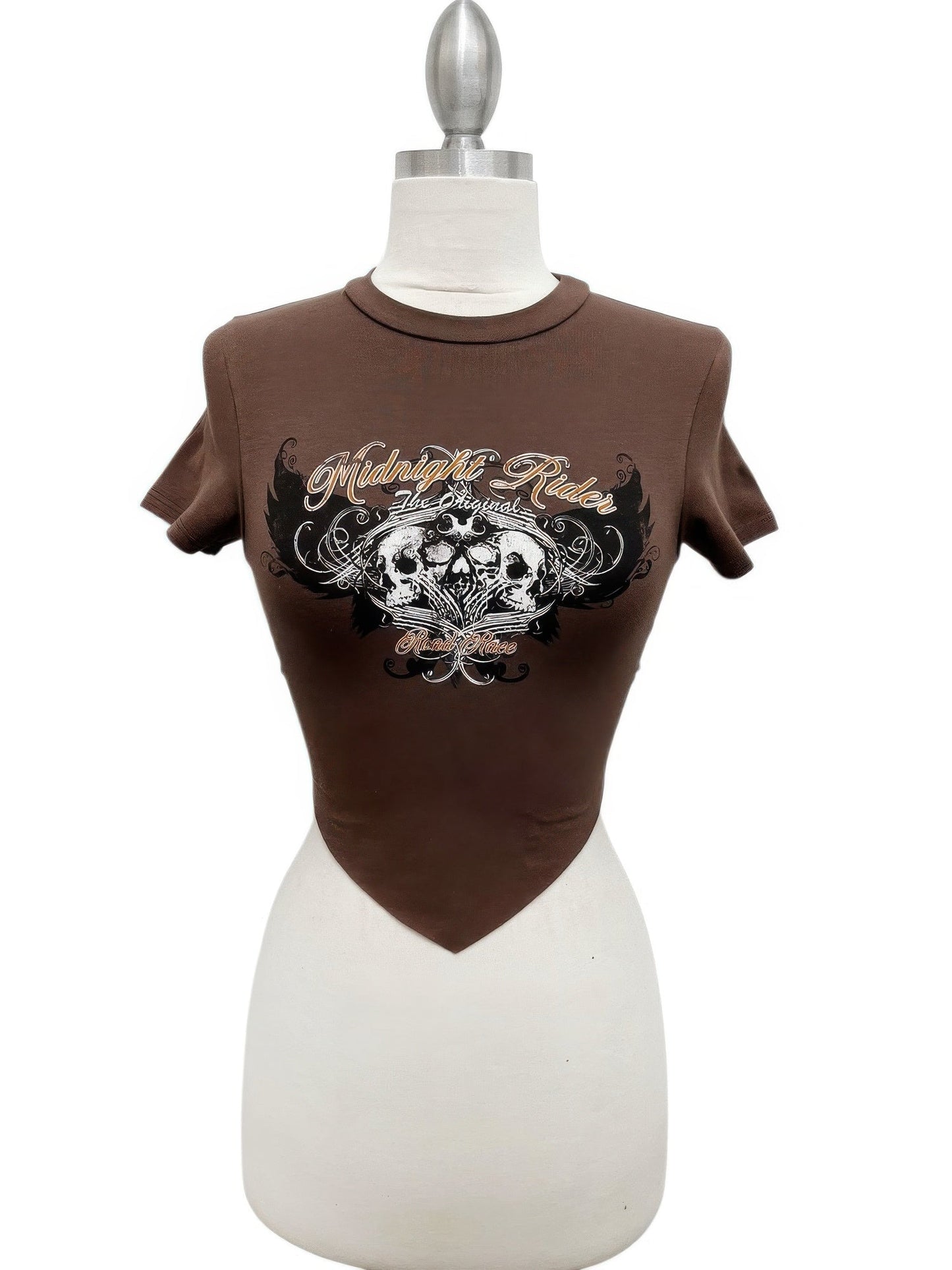 Midnight Rider Graphic Cropped Tee