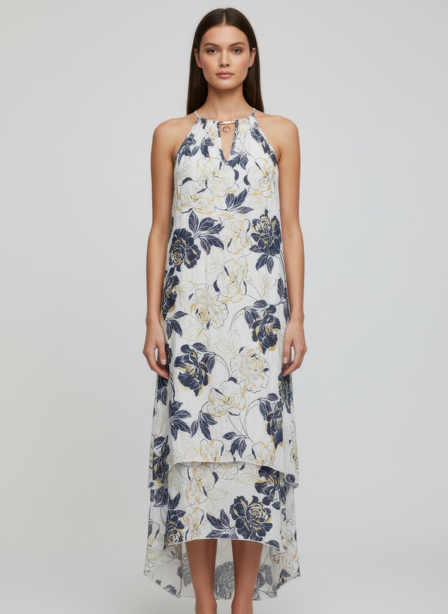 Mlle Gabrielle Floral Sleeveless Dress