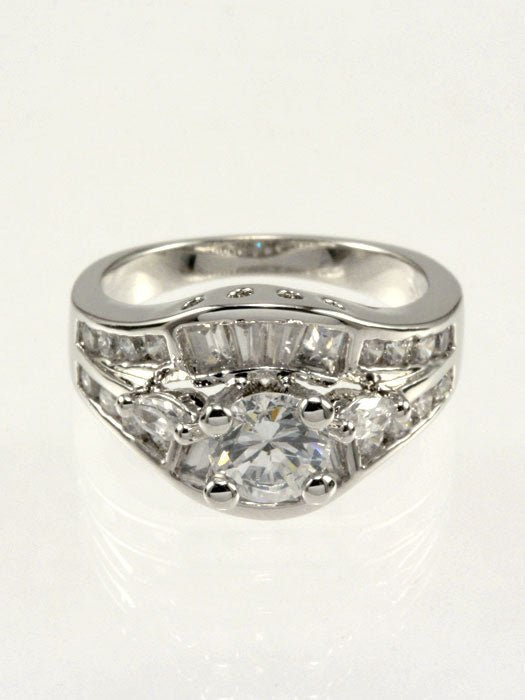 Cubic Zirconia Statement Ring - Loving It Shop