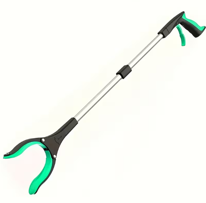 Heavy-Duty Steel Folding Trash Picker – 32" with Magnet &amp; Anti-Slip Handle