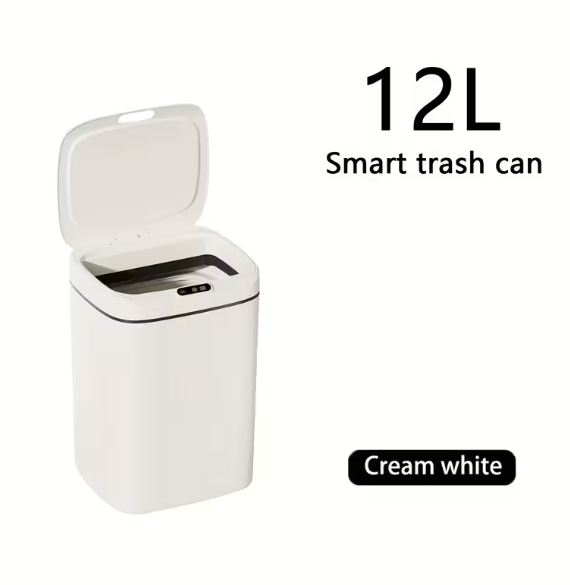 Smart Hands-Free Trash Can – 12L &amp; 17L, Motion Sensor