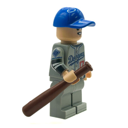 17 Ohtani LA Baseball Player Minifig (Grey Uniform) - Loving It Shop