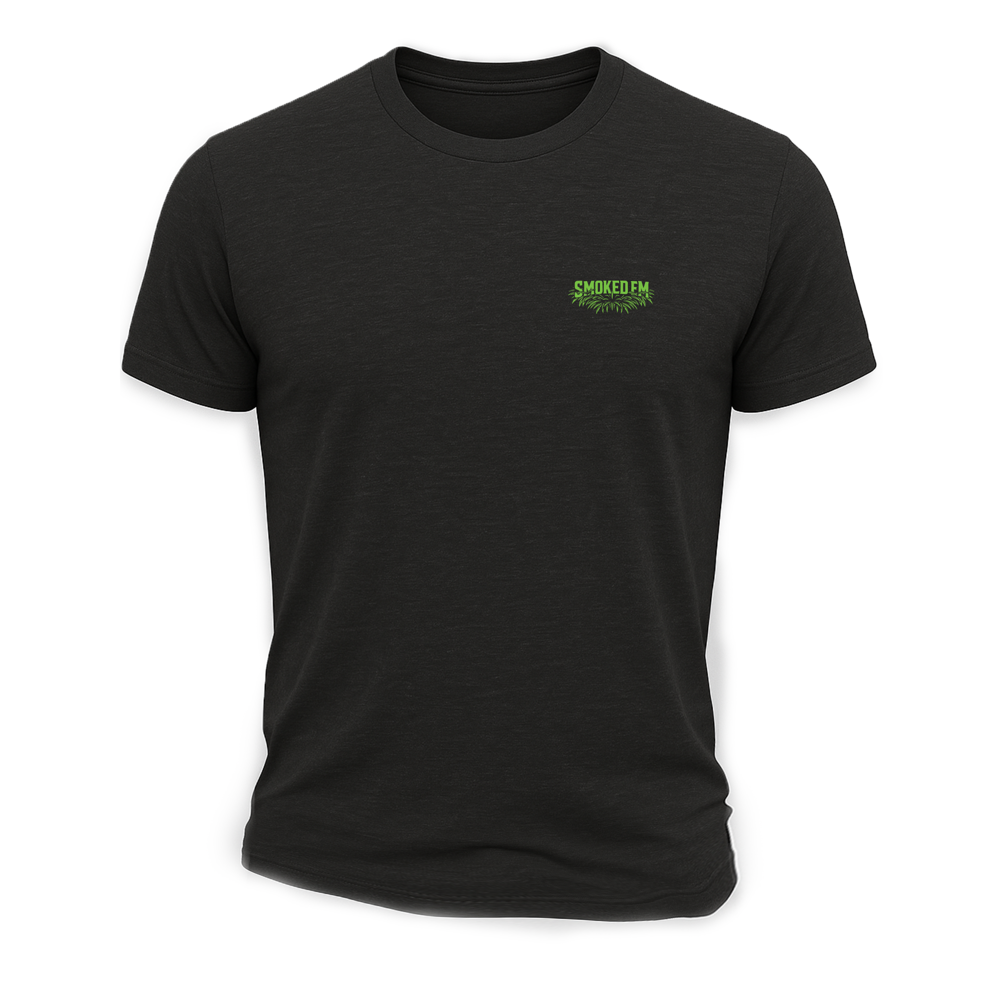 Death From Above Tee – Premium Outdoor Graphic T-Shirt in black with vibrant green logo.