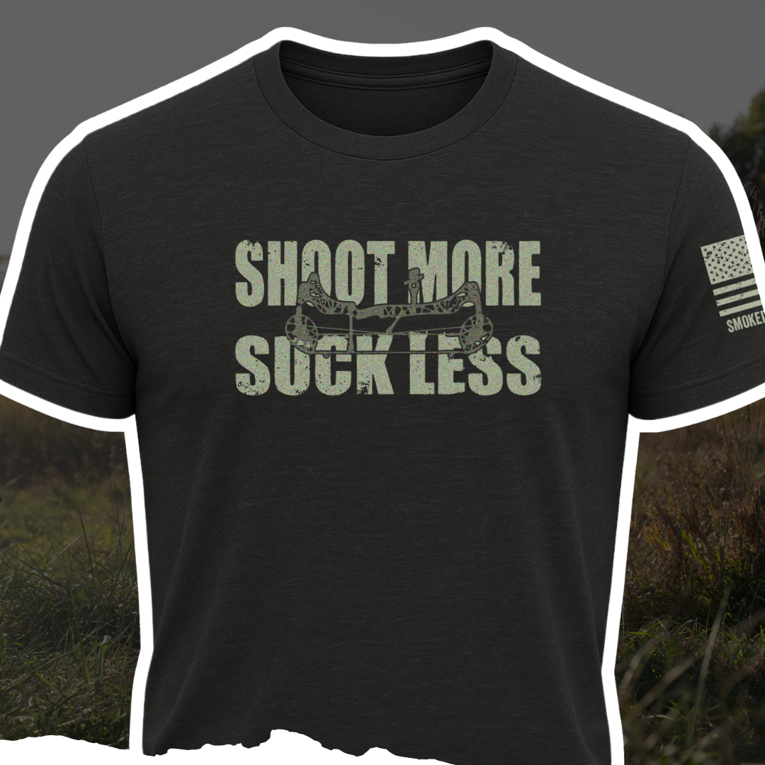 Shoot More Suck Less Tee graphic t-shirt with comfortable fit and casual style