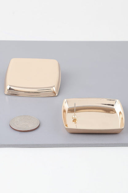 Classic Shine Frame Earrings