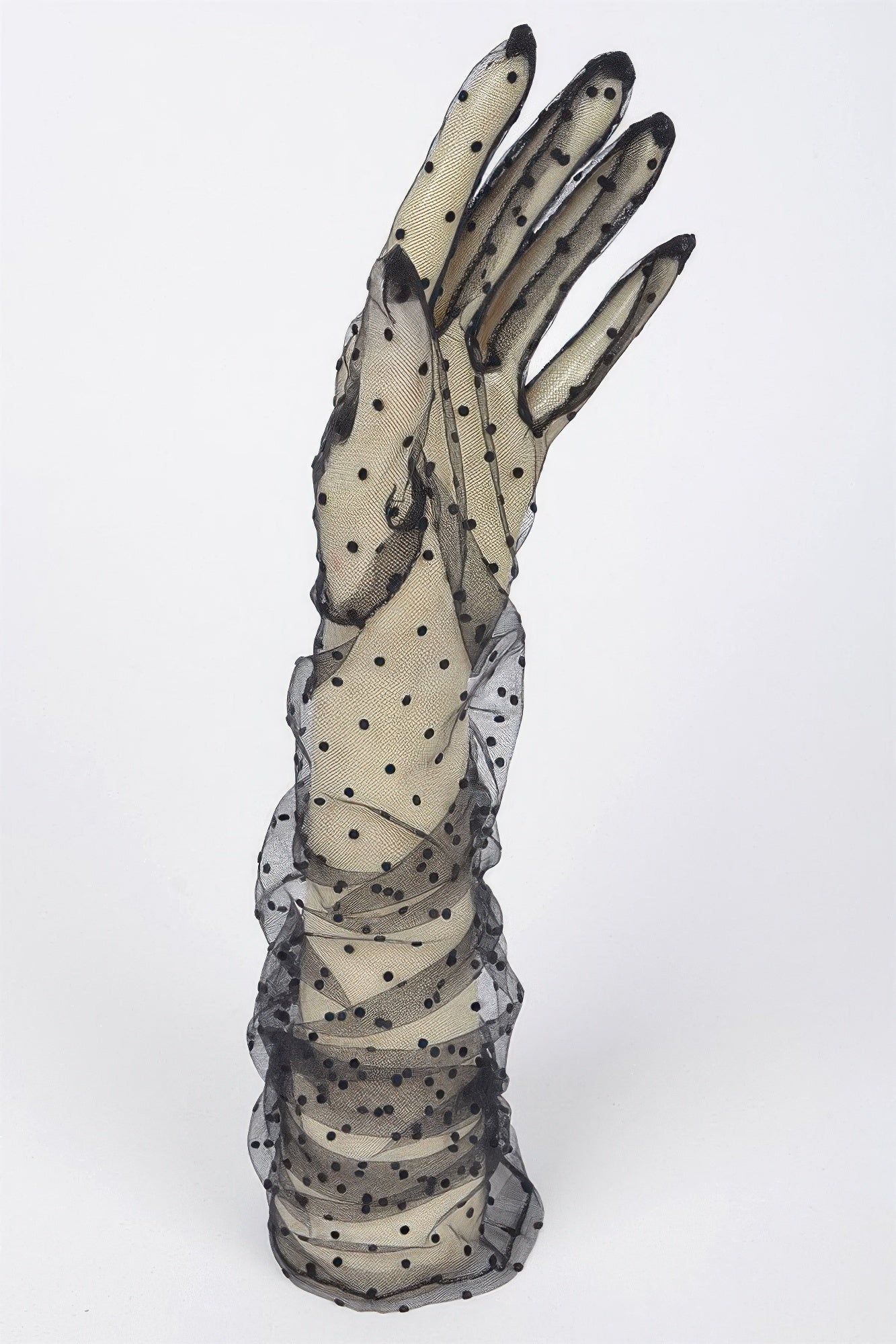Long Polka Dot Gloves