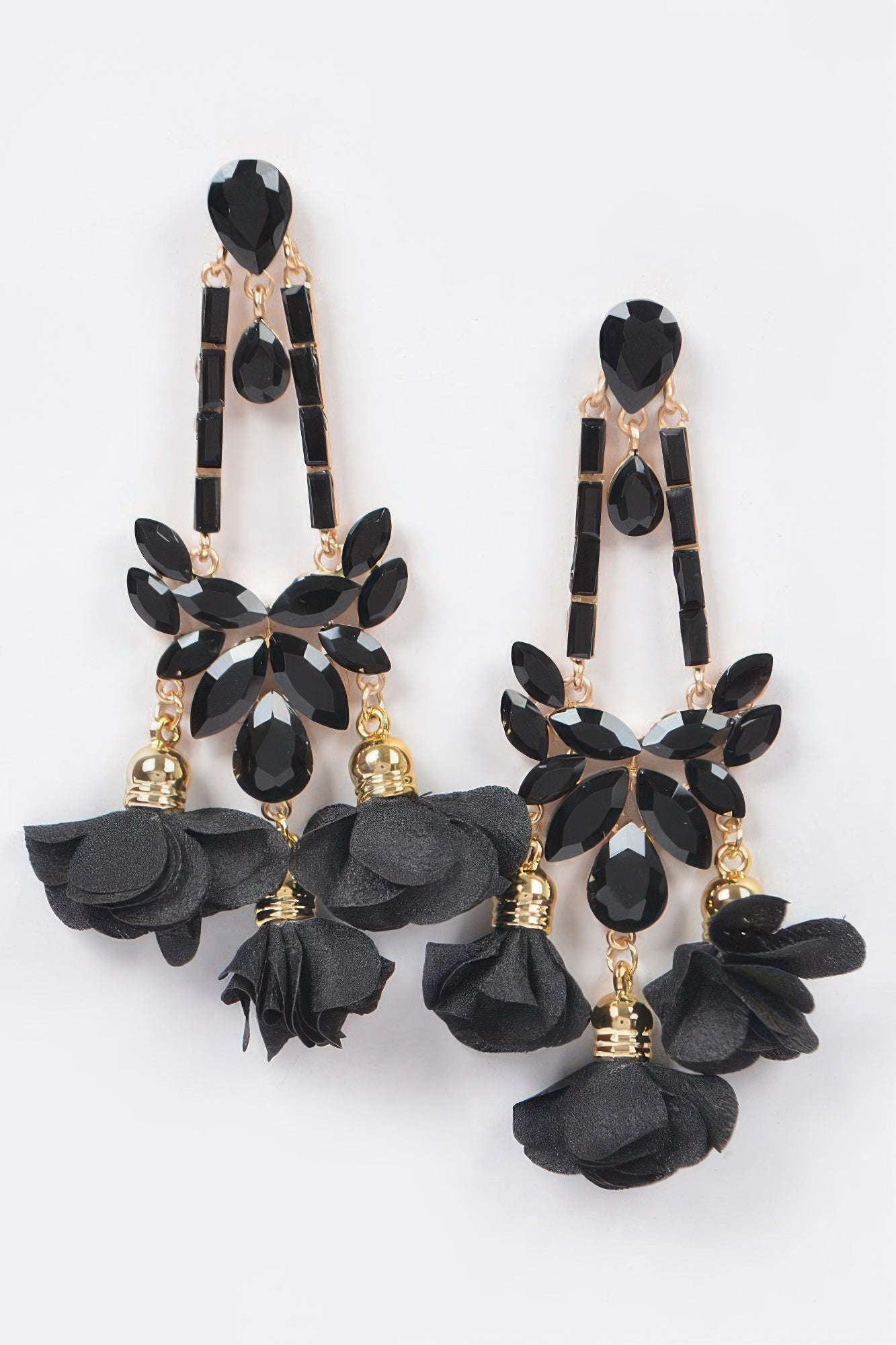 Flower Rhinestone Earring