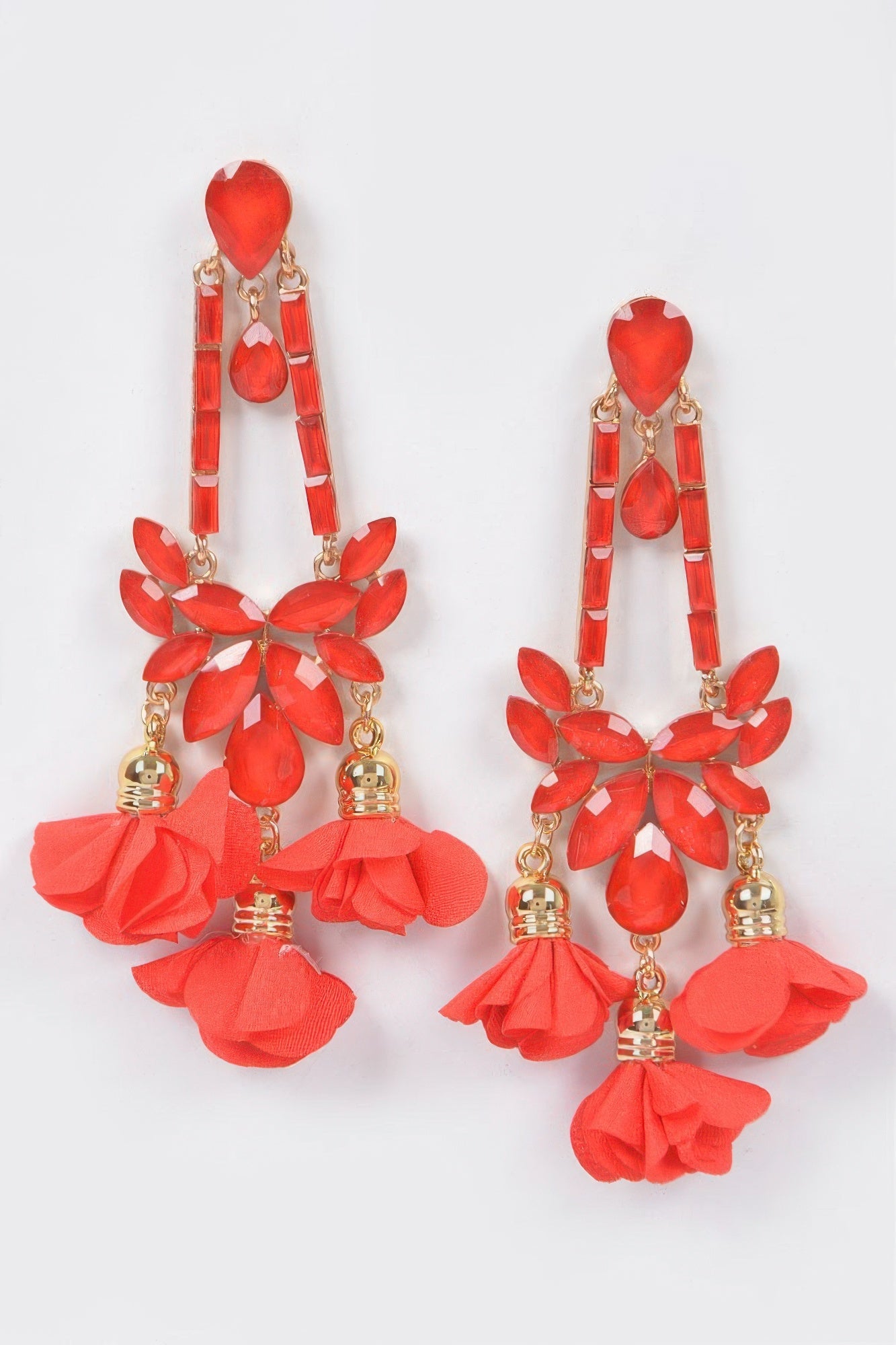 Flower Rhinestone Earring