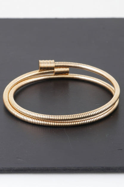 Coil Wrapped Bracelet