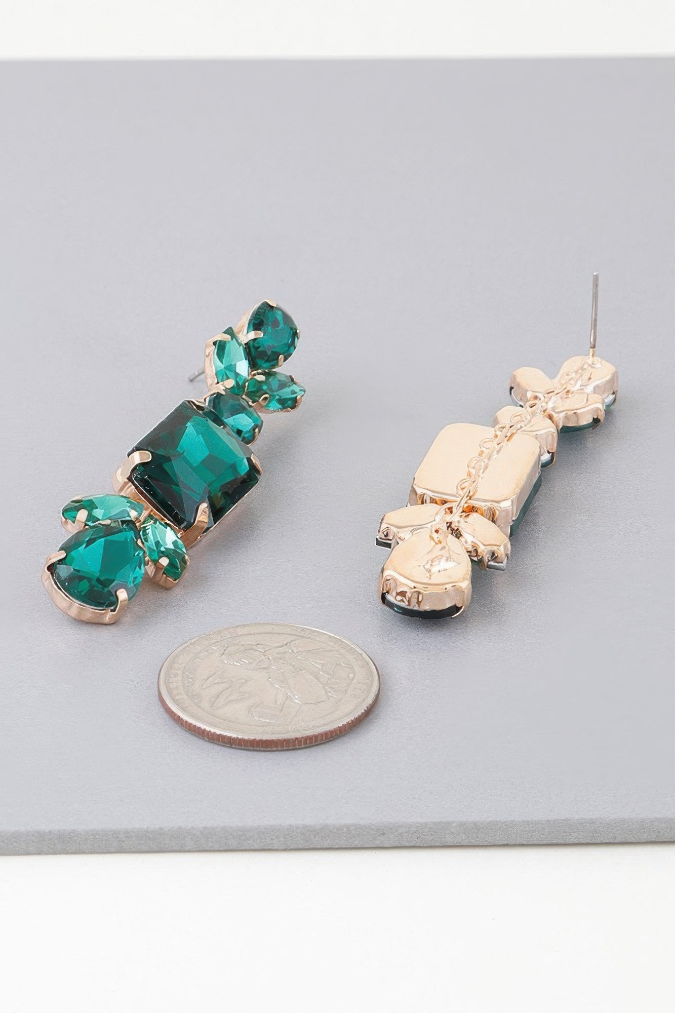 Rhinestone Dangle Drop Earrings