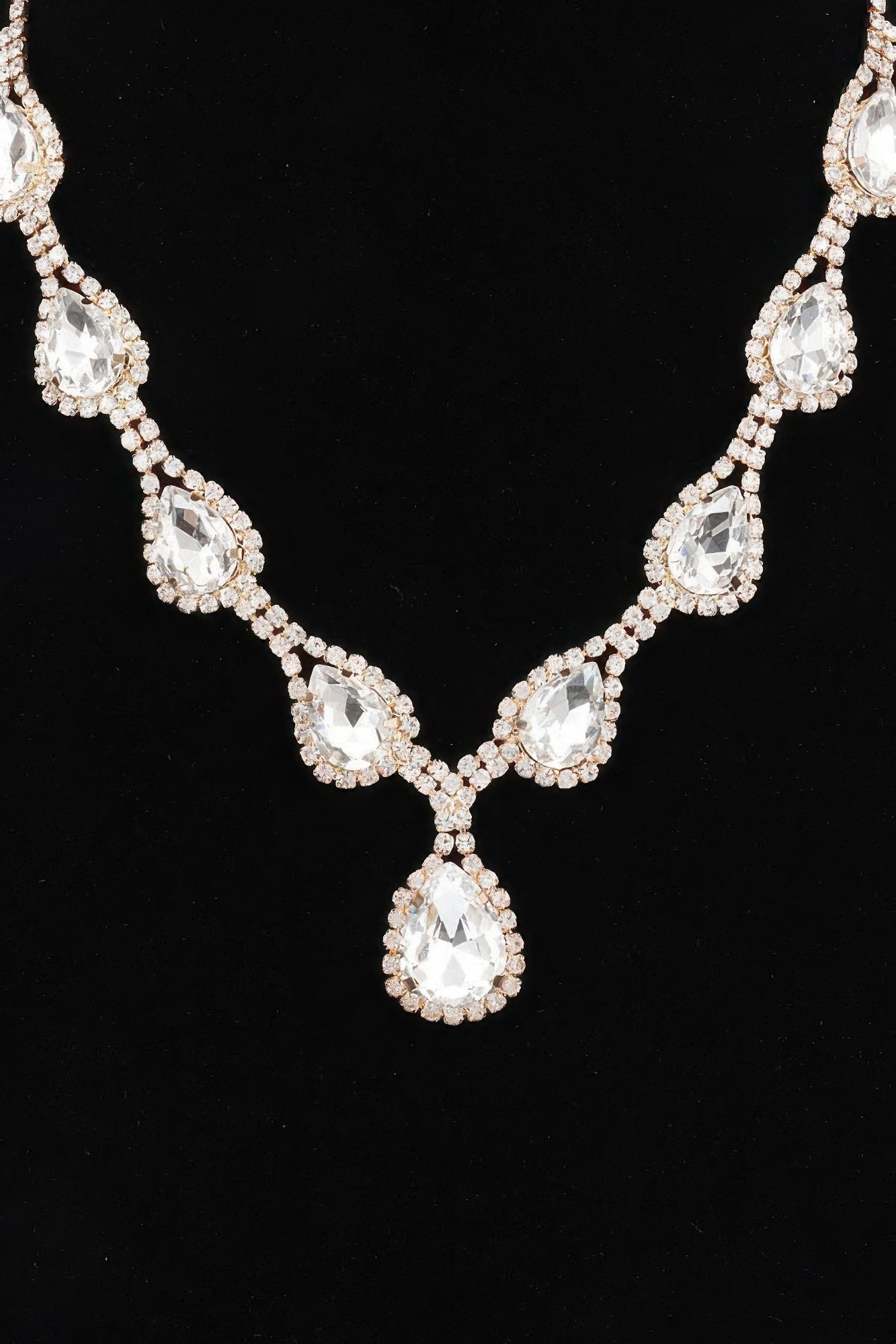 Rhinestone Necklace Set