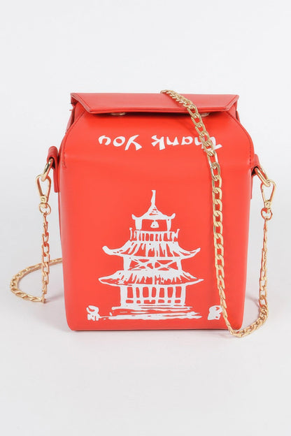 Chinese To Go Box Clutch.