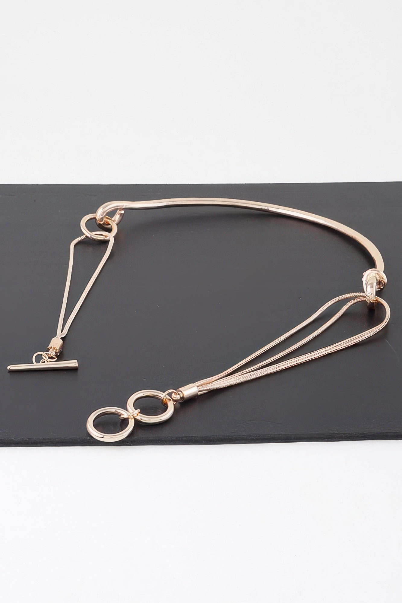 Double Toggle Rope Necklace