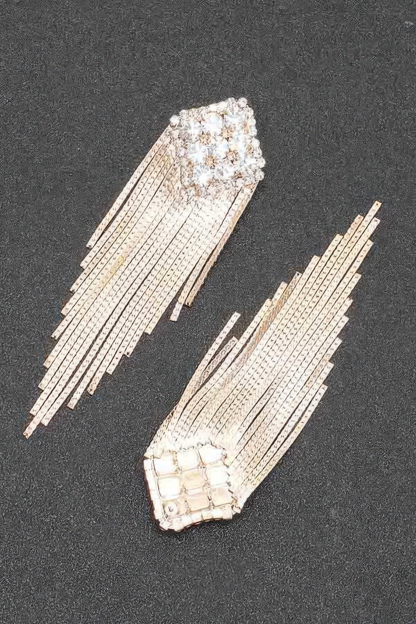 Rhinestone Fringe Earring