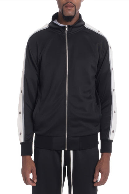 Snap Button Track Jacket