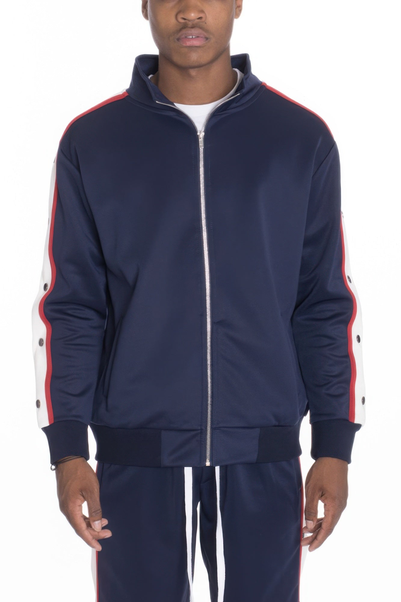 Snap Button Track Jacket
