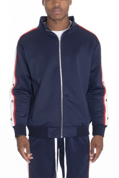 Snap Button Track Jacket