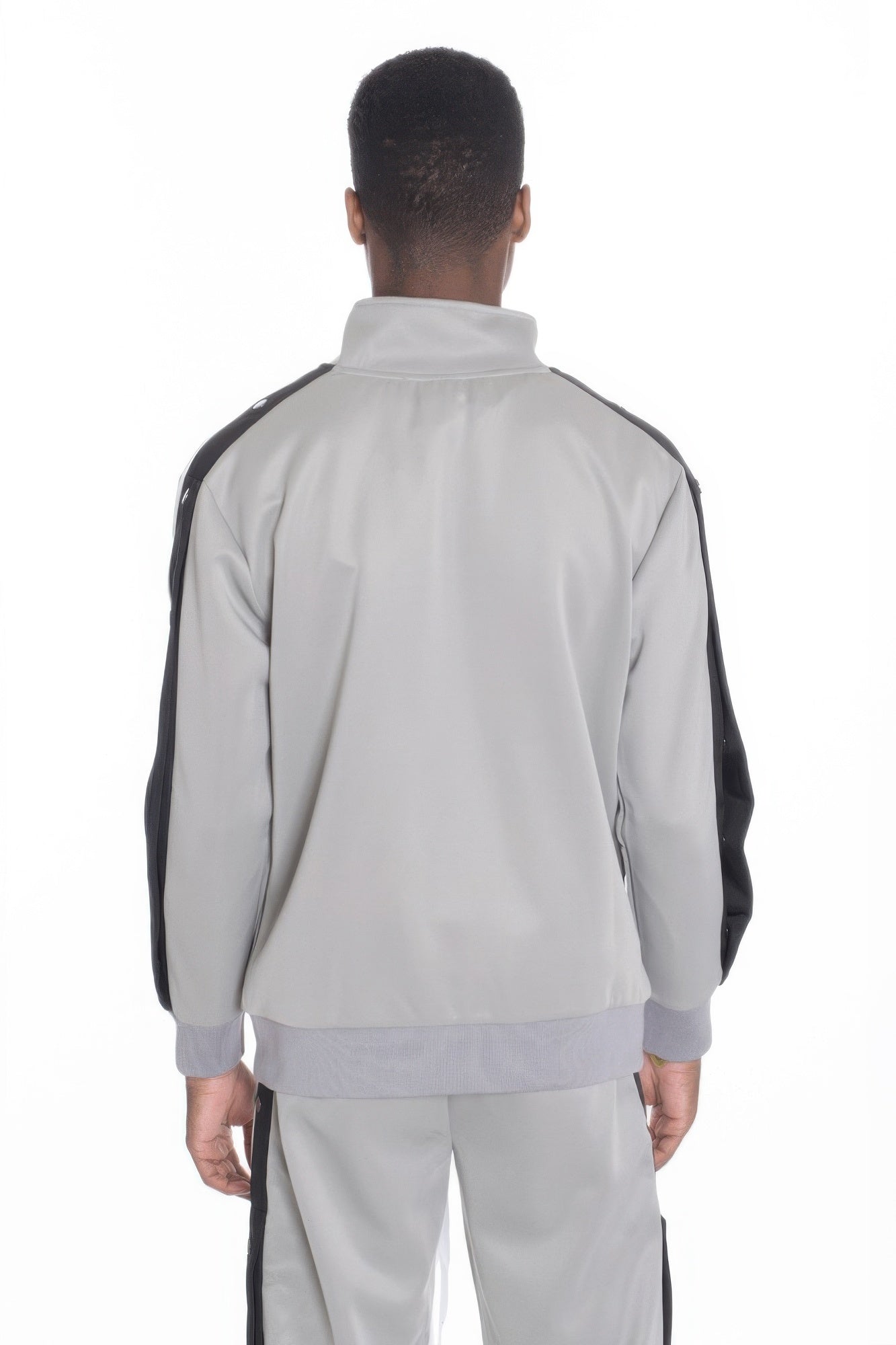 Snap Button Track Jacket