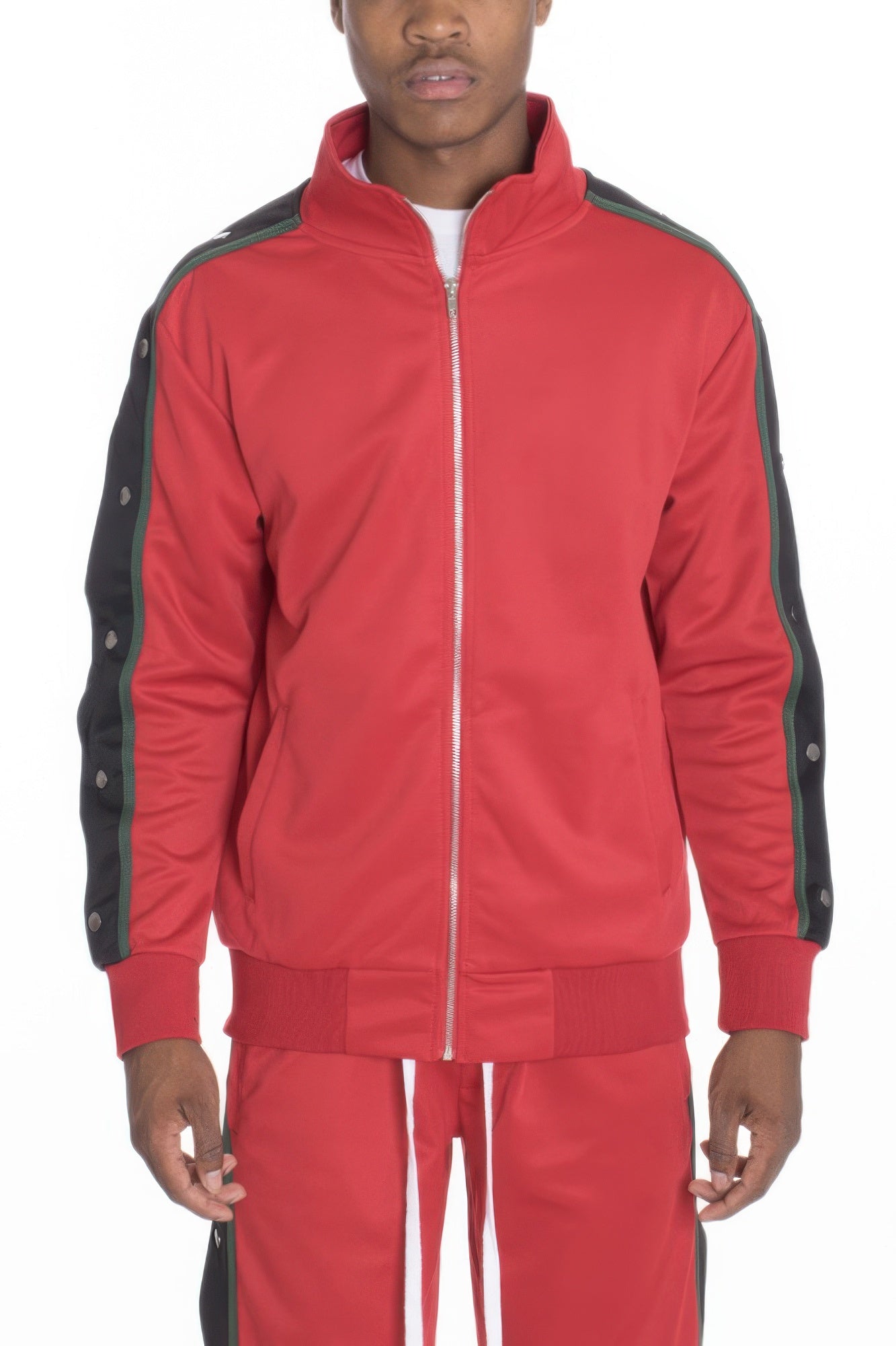 Snap Button Track Jacket