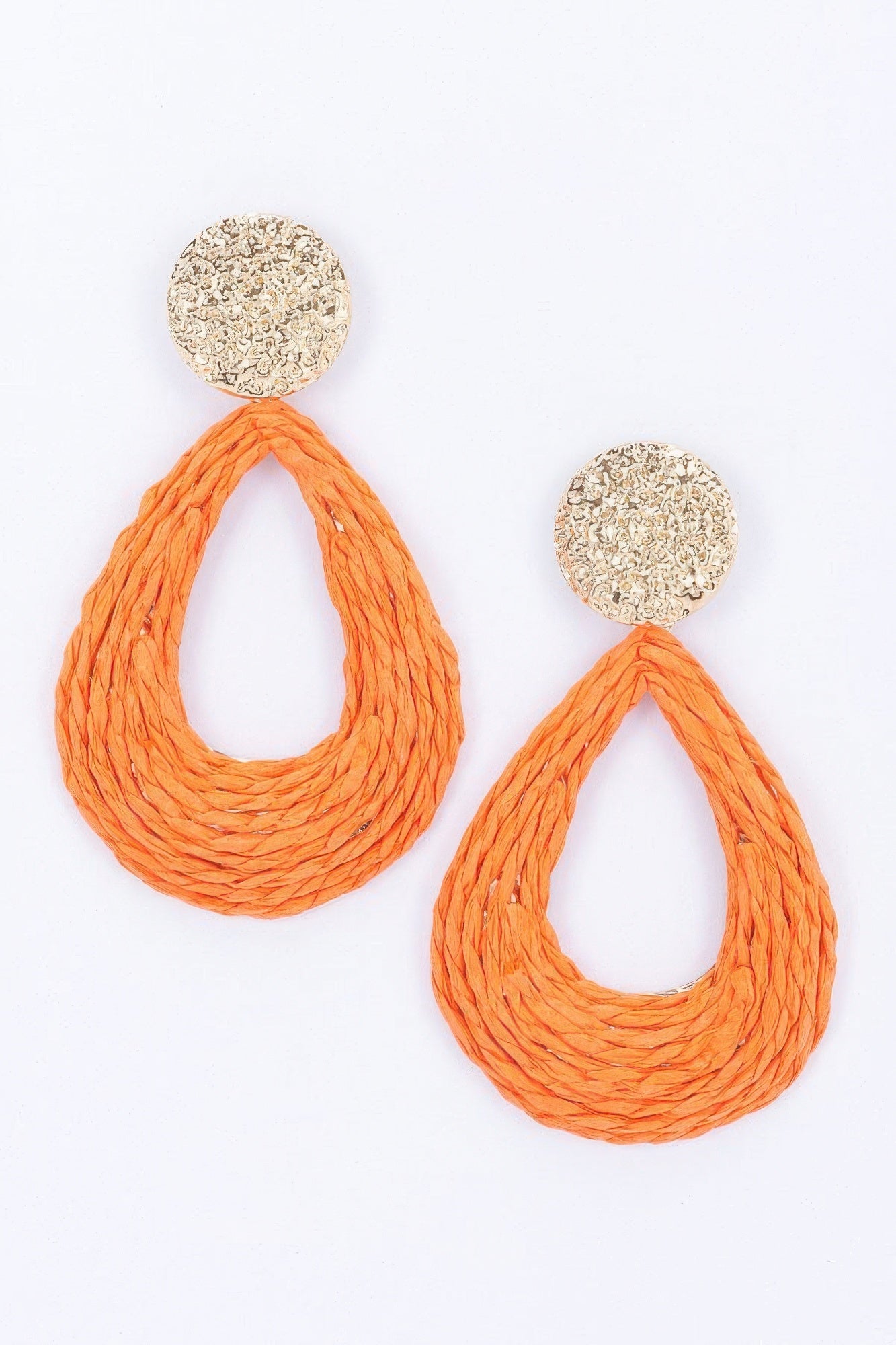 Metal And Paper Earring