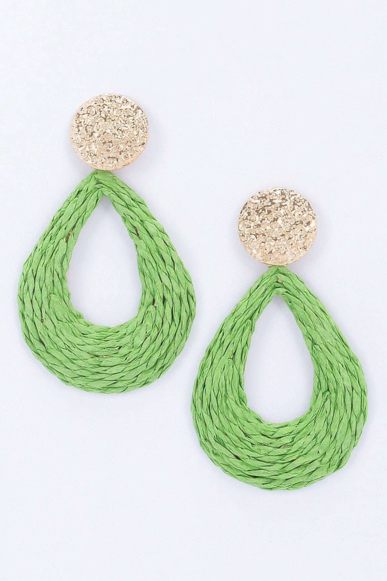 Metal And Paper Earring