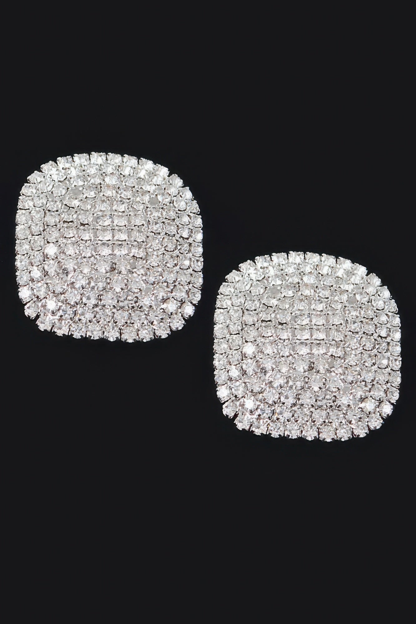 Rhinestone Stud Earring