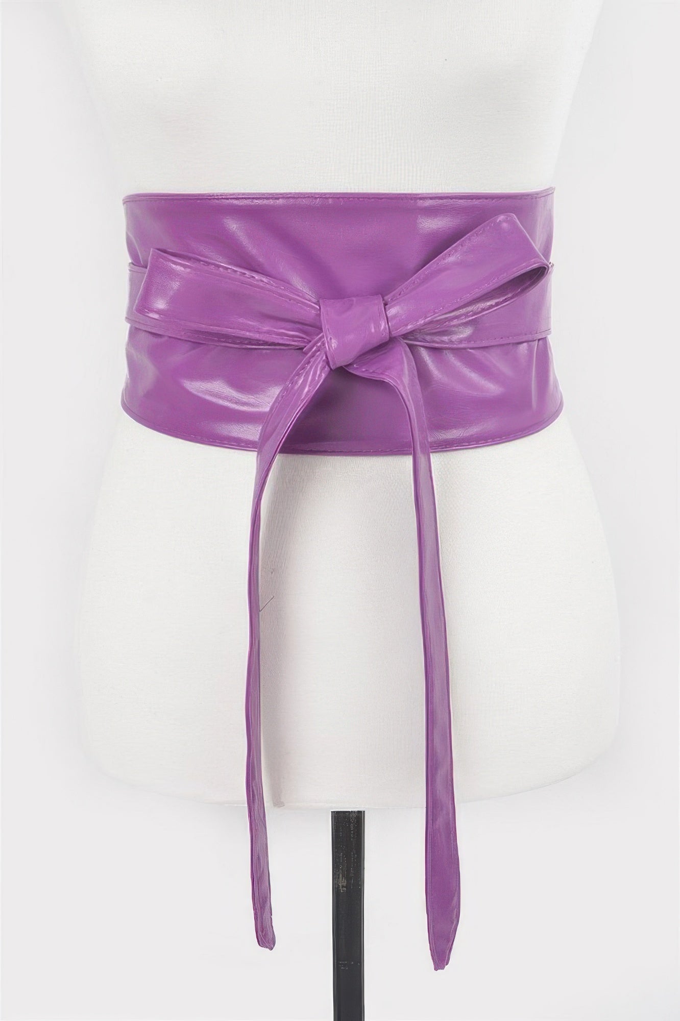 Tie Front Leather Belt