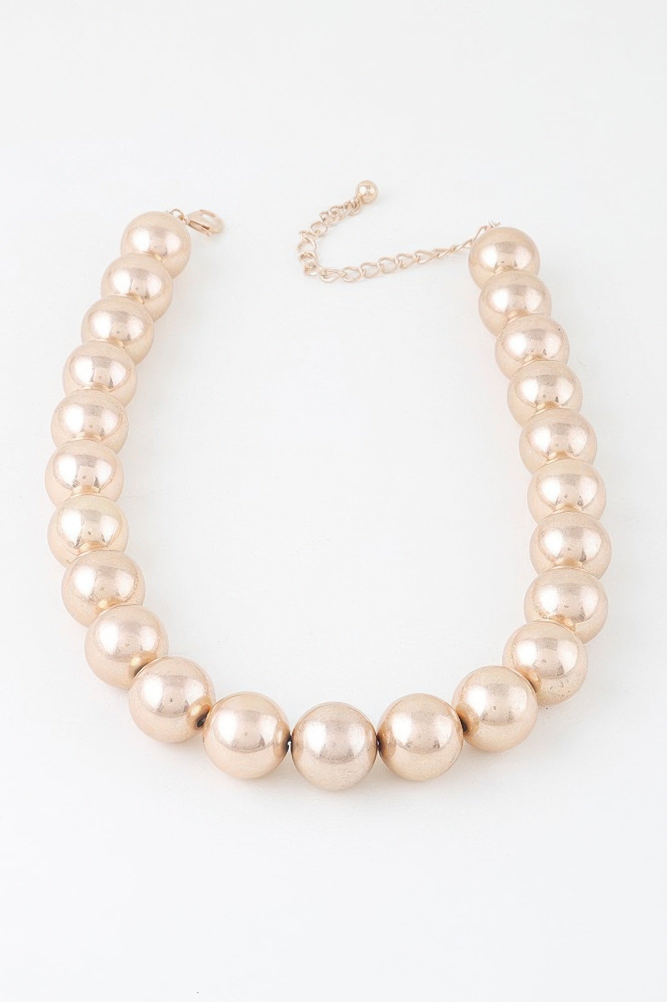 Shiny Statement Beaded Necklace