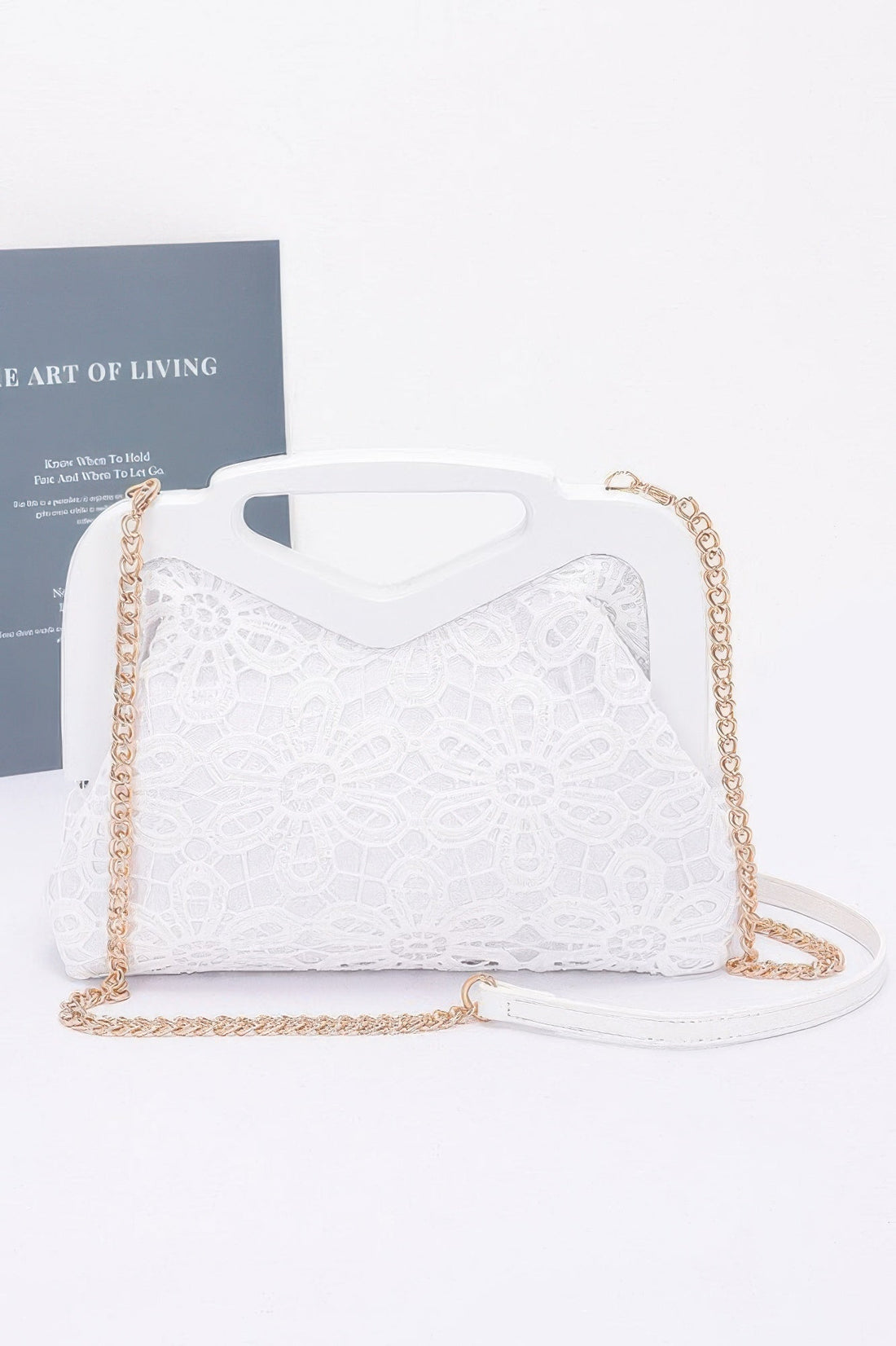Crochet Wood Frame Clutch
