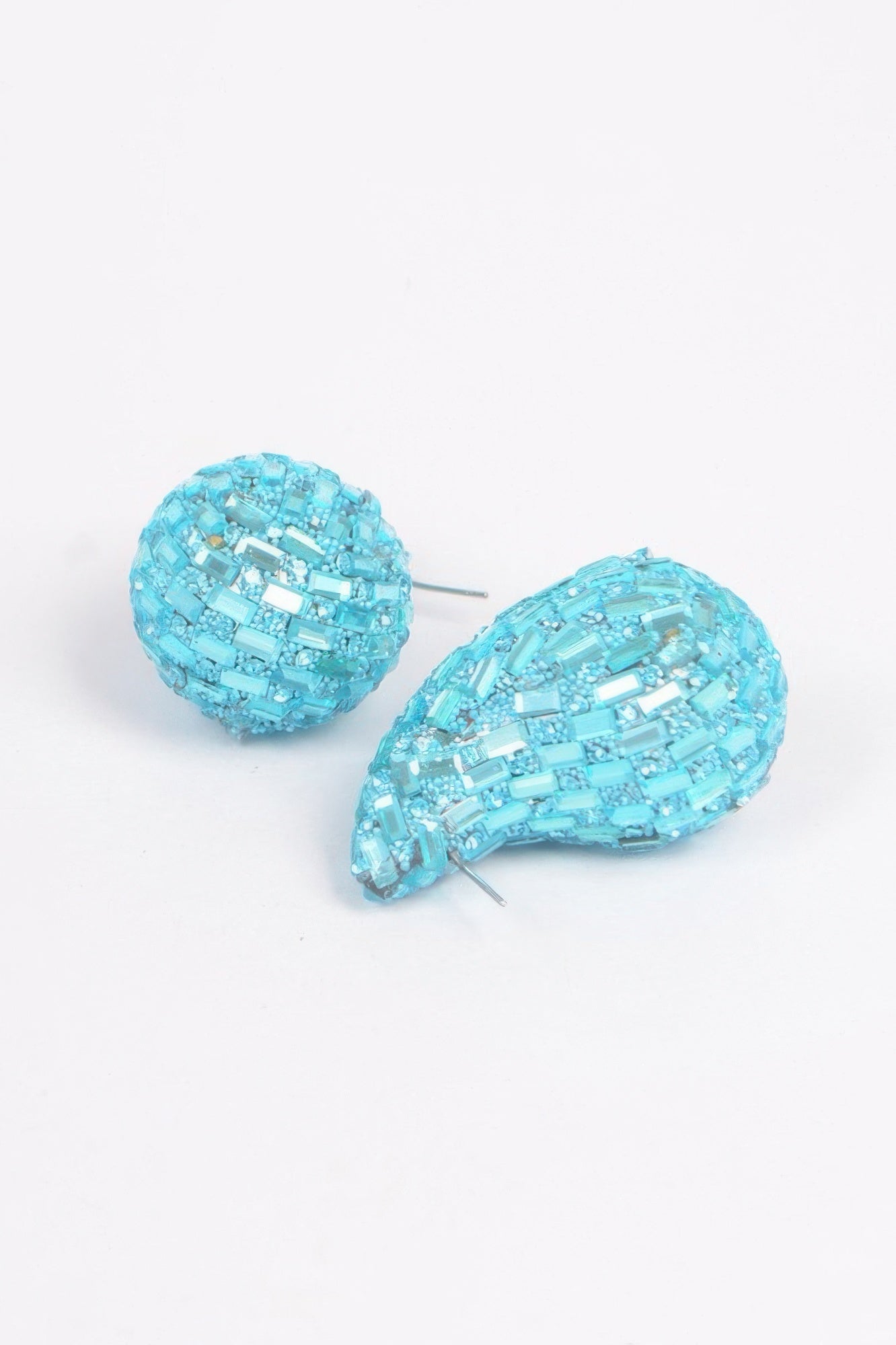 Rhinestone Tear Drop Earring