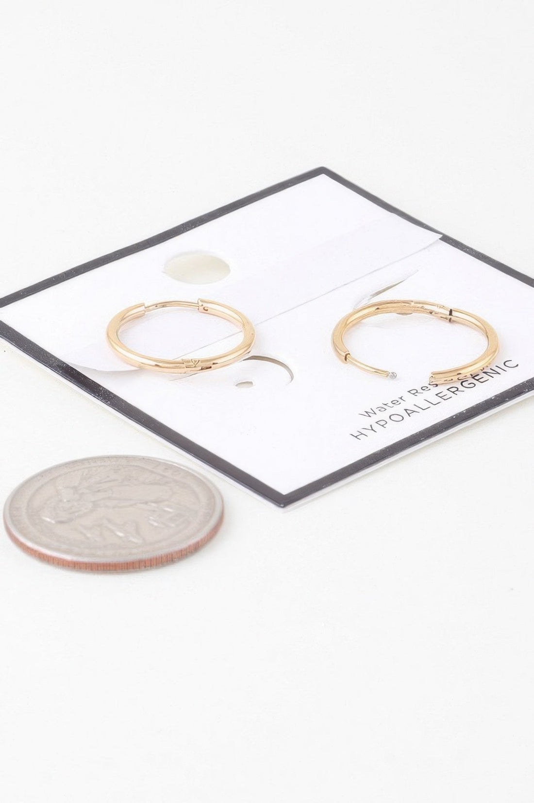 Classic Shiny Hoop Earrings