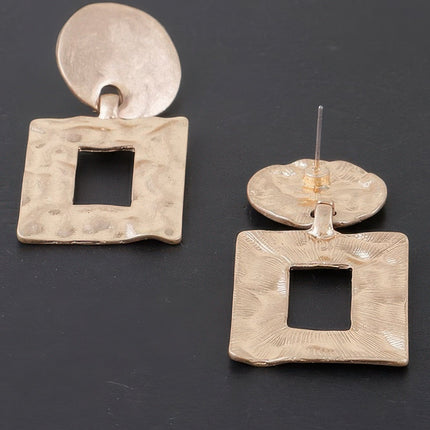 Ripple Box Frame Earrings