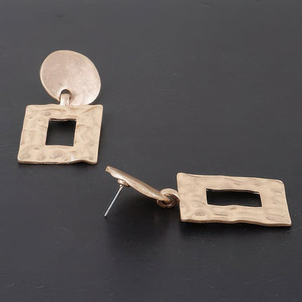 Ripple Box Frame Earrings