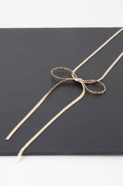 Bow Necklace