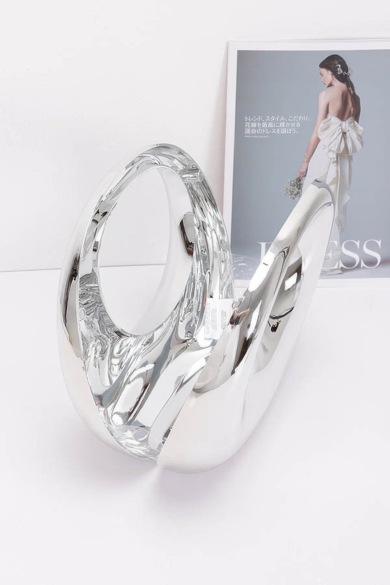 Metallic Acrylic Clutch
